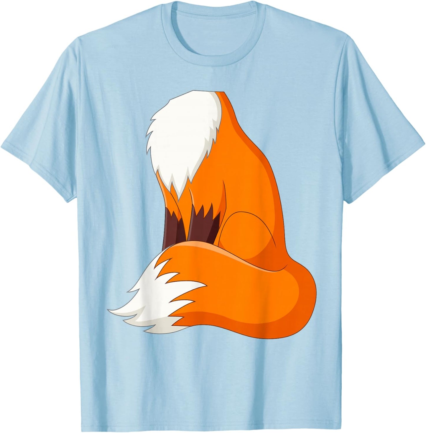 Fox Shirt Adult Kids Men Women Fox Costume T-Shirt - T-Shirt | Light Blue