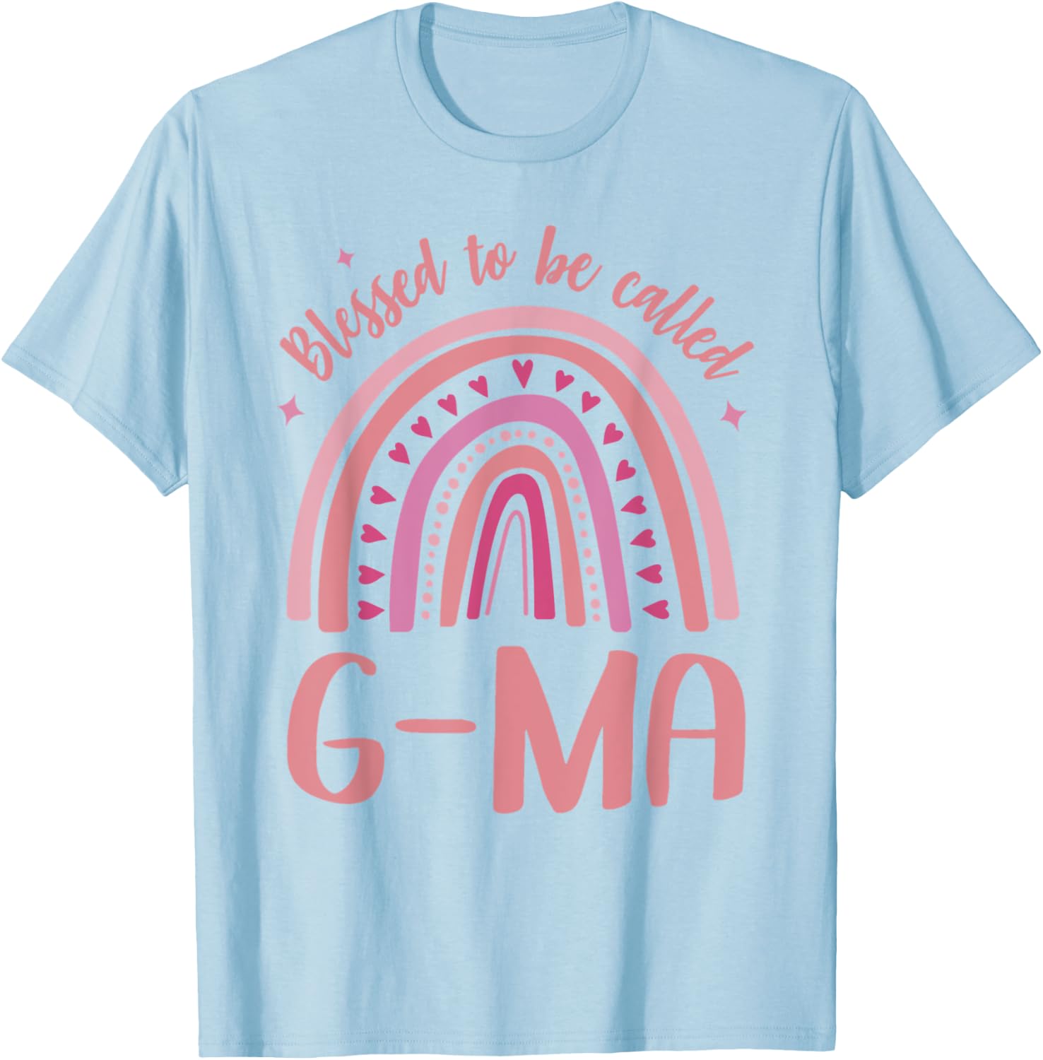 G-Ma Grandma Blessed to be called G-Ma T-Shirt - T-Shirt | Light Blue