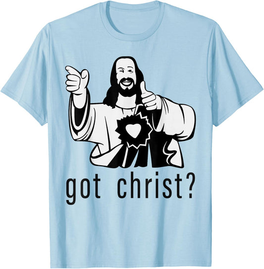 Vintage Jesus Got Christ Religious Jesus Faith Christian T-Shirt - T-Shirt | Light Blue