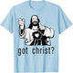 Vintage Jesus Got Christ Religious Jesus Faith Christian T-Shirt - T-Shirt | Light Blue