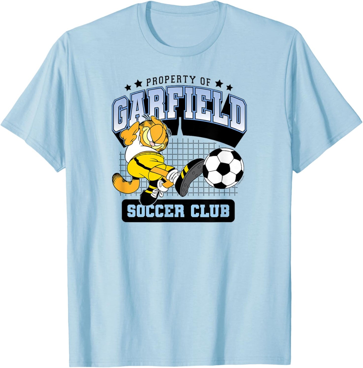 Garfield - Soccer Club Goal Kick T-Shirt - T-Shirt | Light Blue