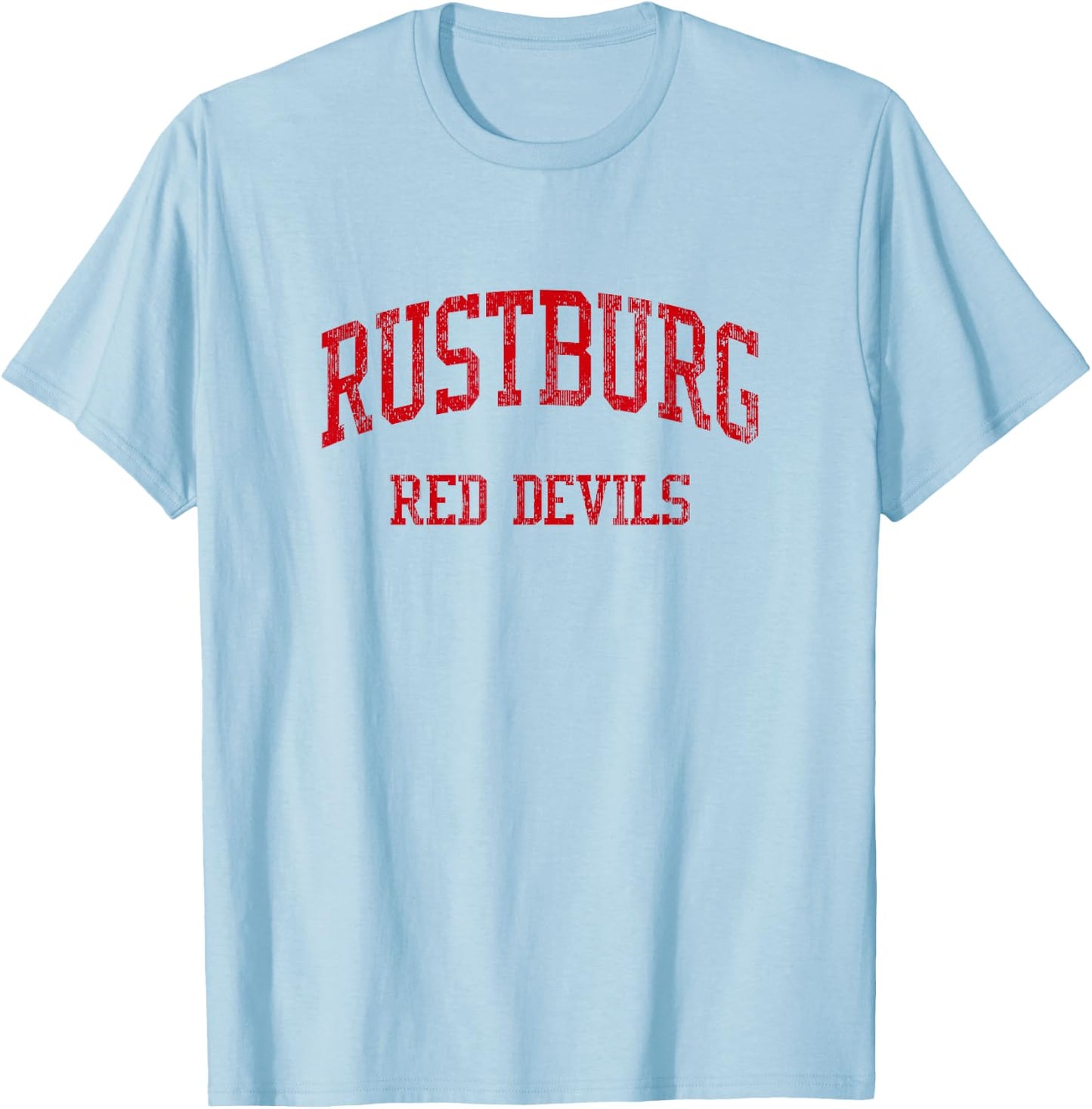 Rustburg High School HS Rustburg VA Vintage Sports T-Shirt - T-Shirt | Light Blue