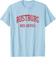 Rustburg High School HS Rustburg VA Vintage Sports T-Shirt - T-Shirt | Light Blue