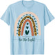 Be The Light Boho Rainbow Christian Scripture Religious Cute Small T-Shirt - T-Shirt | Light Blue