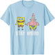 SpongeBob SquarePants Stay Weird Funny Faces Buddies T-Shirt - T-Shirt | Light Blue
