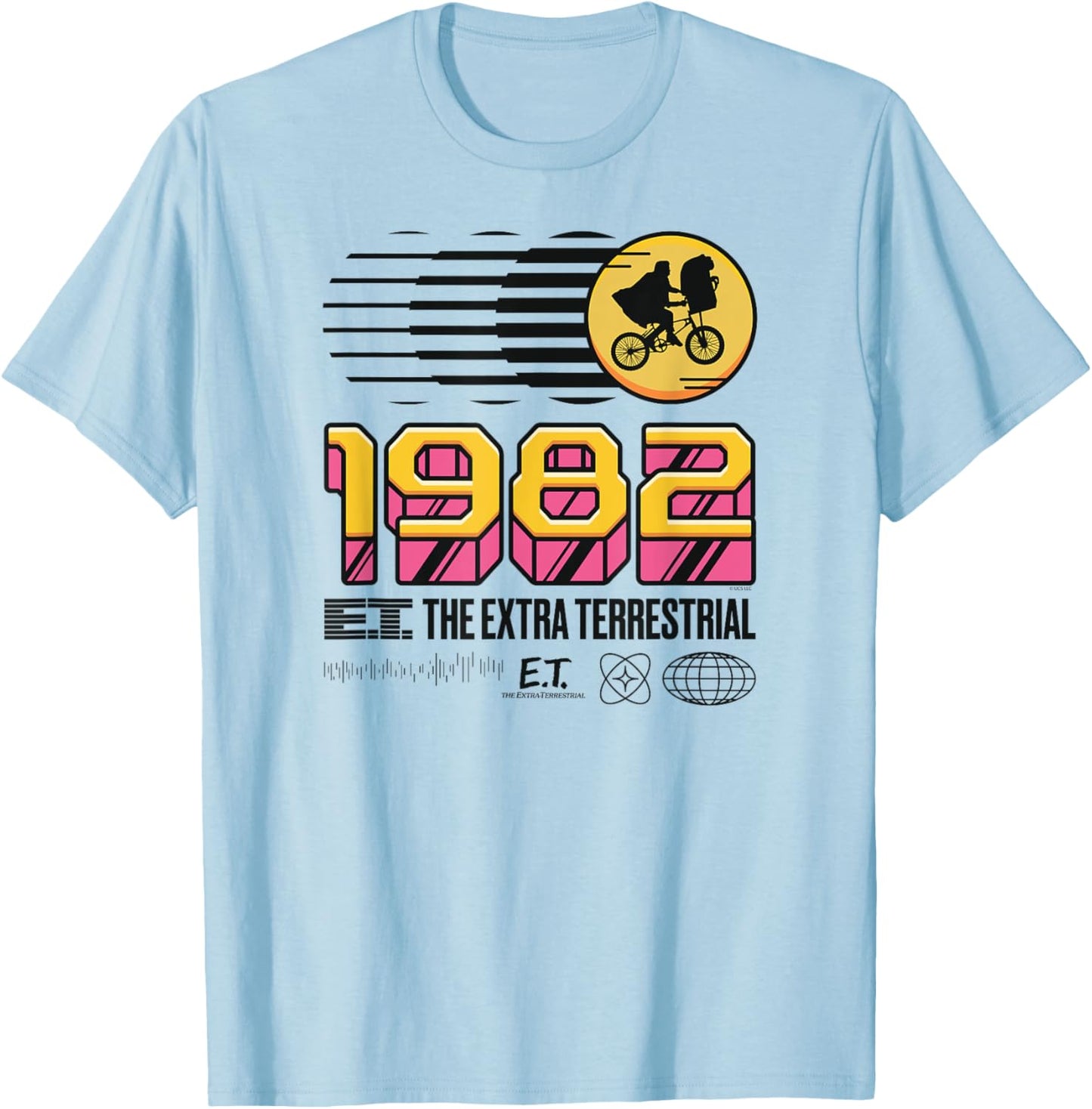 E.T. the Extra-Terrestrial 1982 Retro T-Shirt - T-Shirt | Light Blue