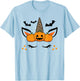 Cute Halloween Unicorn Costume Leopard Pumpkins T-Shirt - T-Shirt | Light Blue