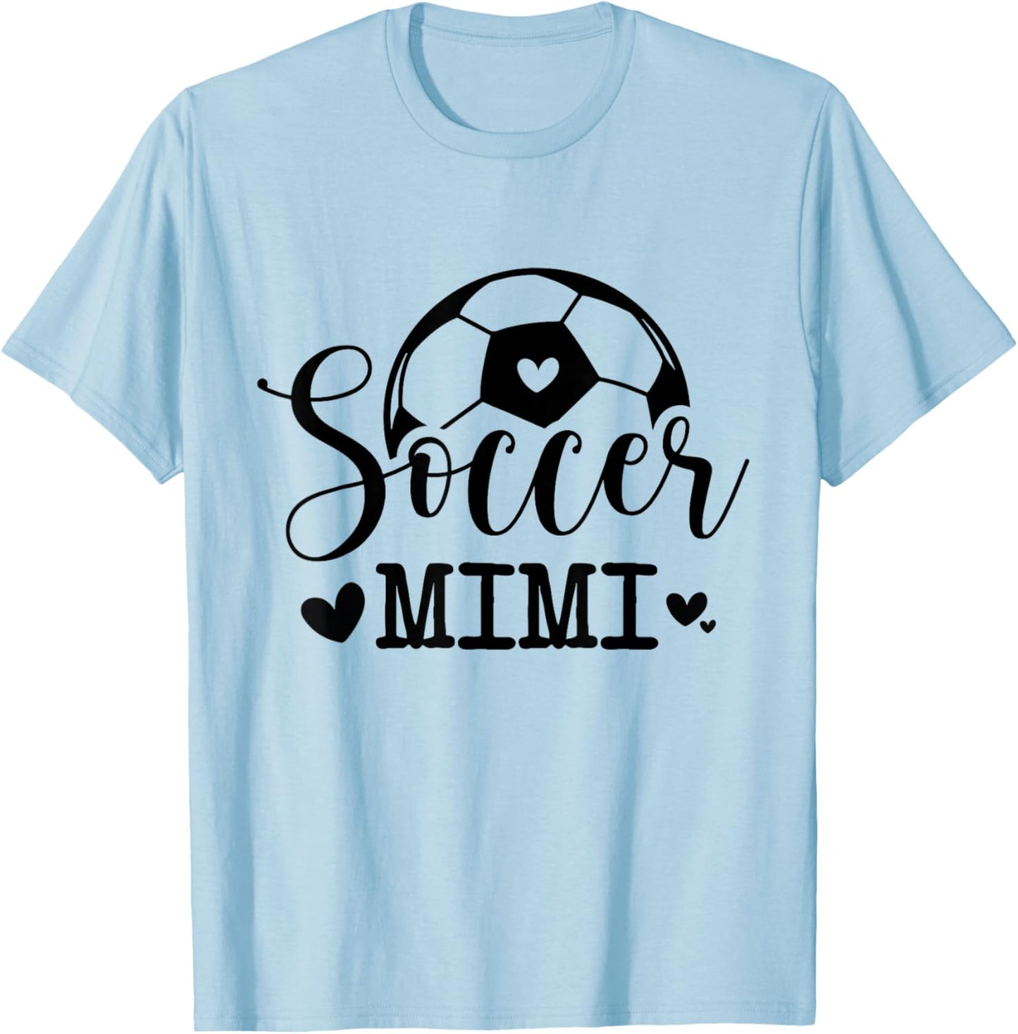 Soccer Mimi Funny Sports Soccer Player T-Shirt - T-Shirt | Light Blue