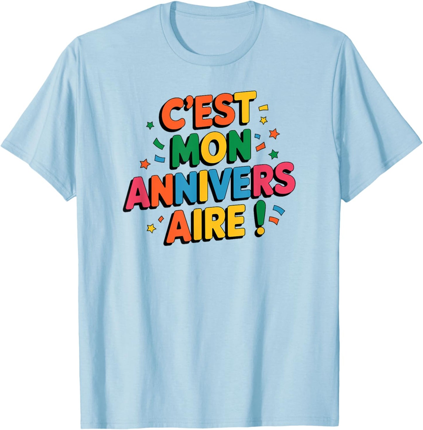 It's my birthday! , white, S T-Shirt - T-Shirt | Light Blue