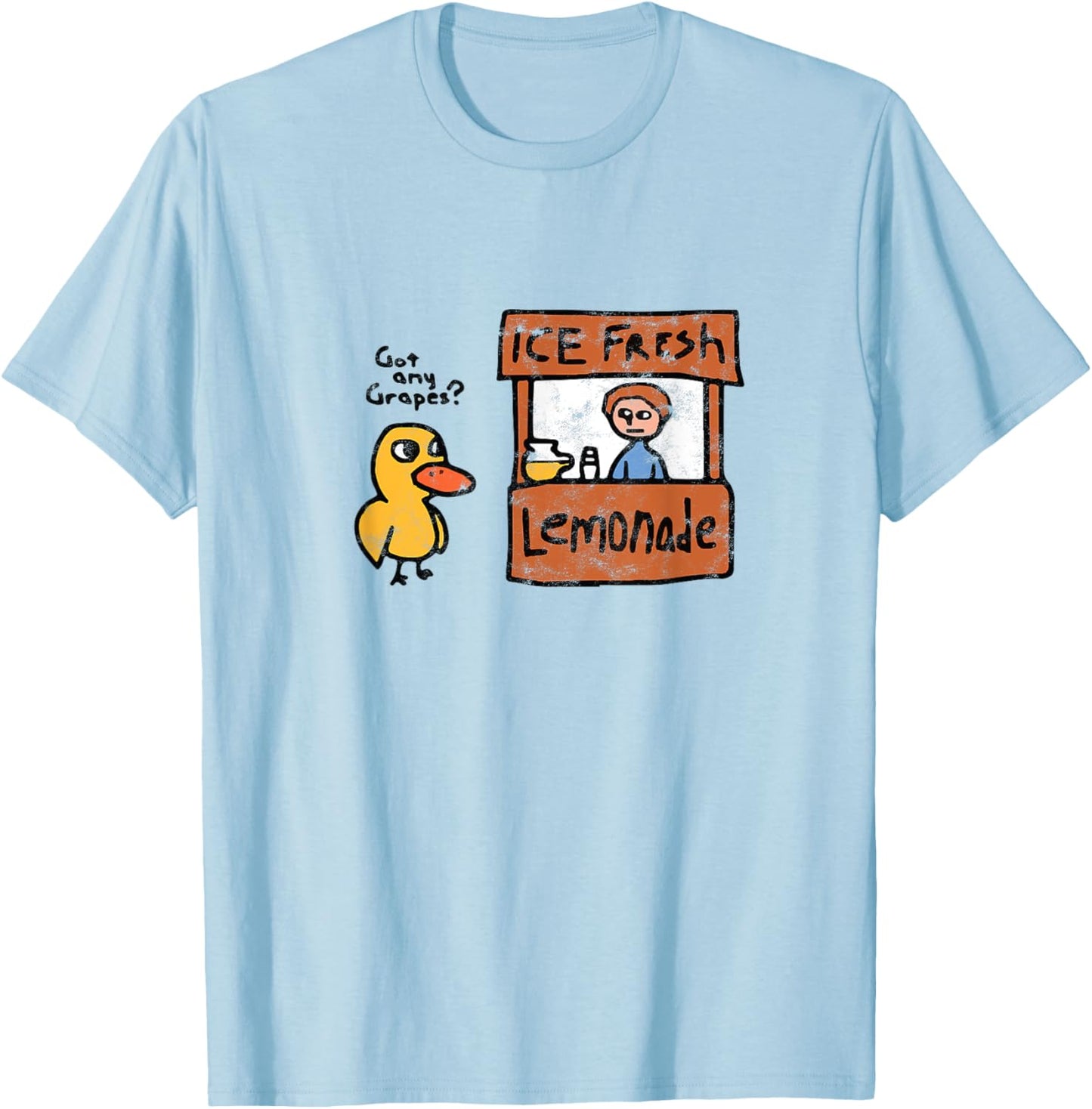 GOT ANY GRAPES? - Inquiry T-Shirt - T-Shirt | Light Blue