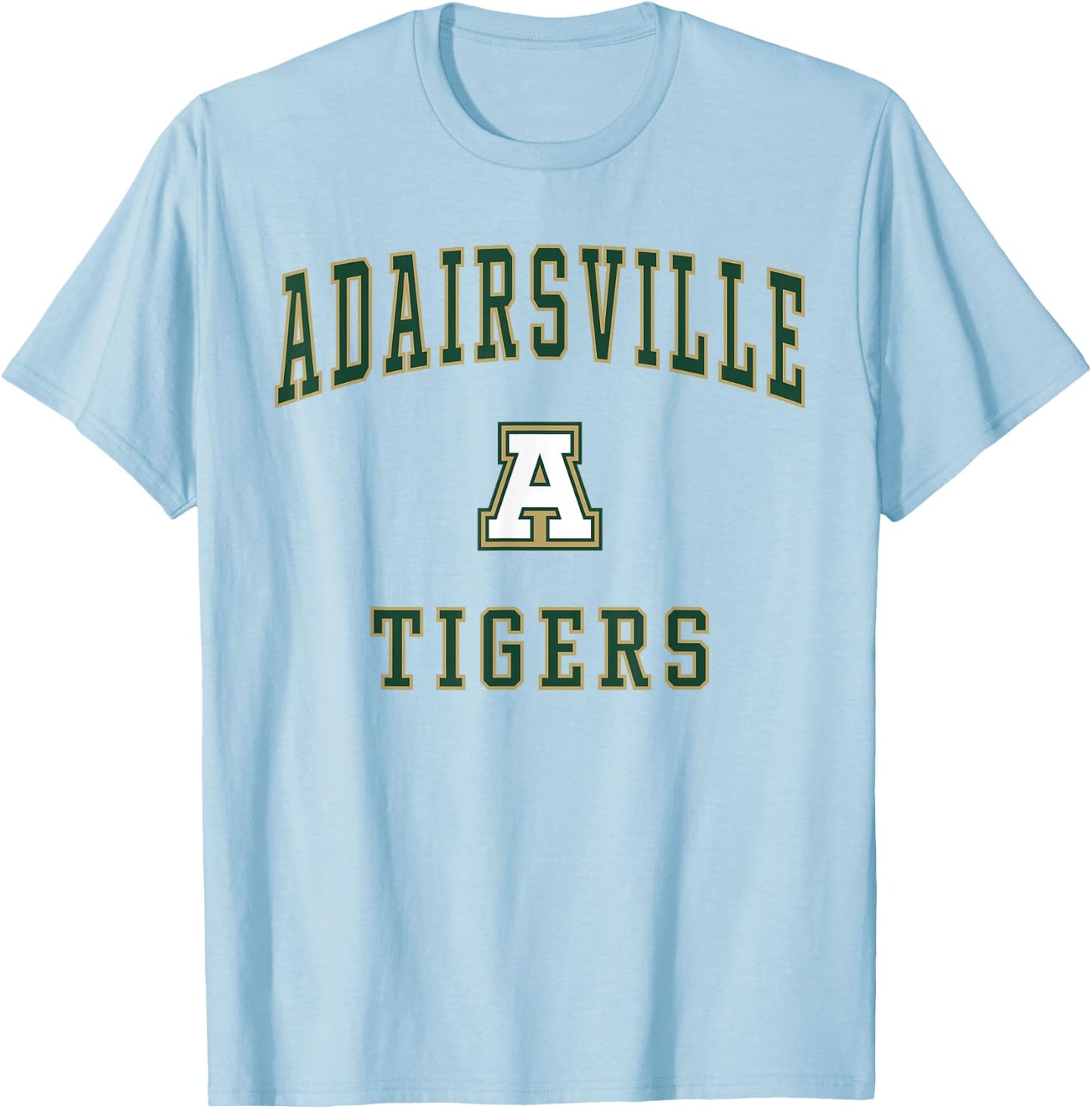 Adairsville High School Tigers T-Shirt - T-Shirt | Light Blue