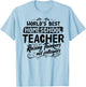 World's Best Homeschool Teacher Raising Thinkers Men Women T-Shirt - T-Shirt | Light Blue