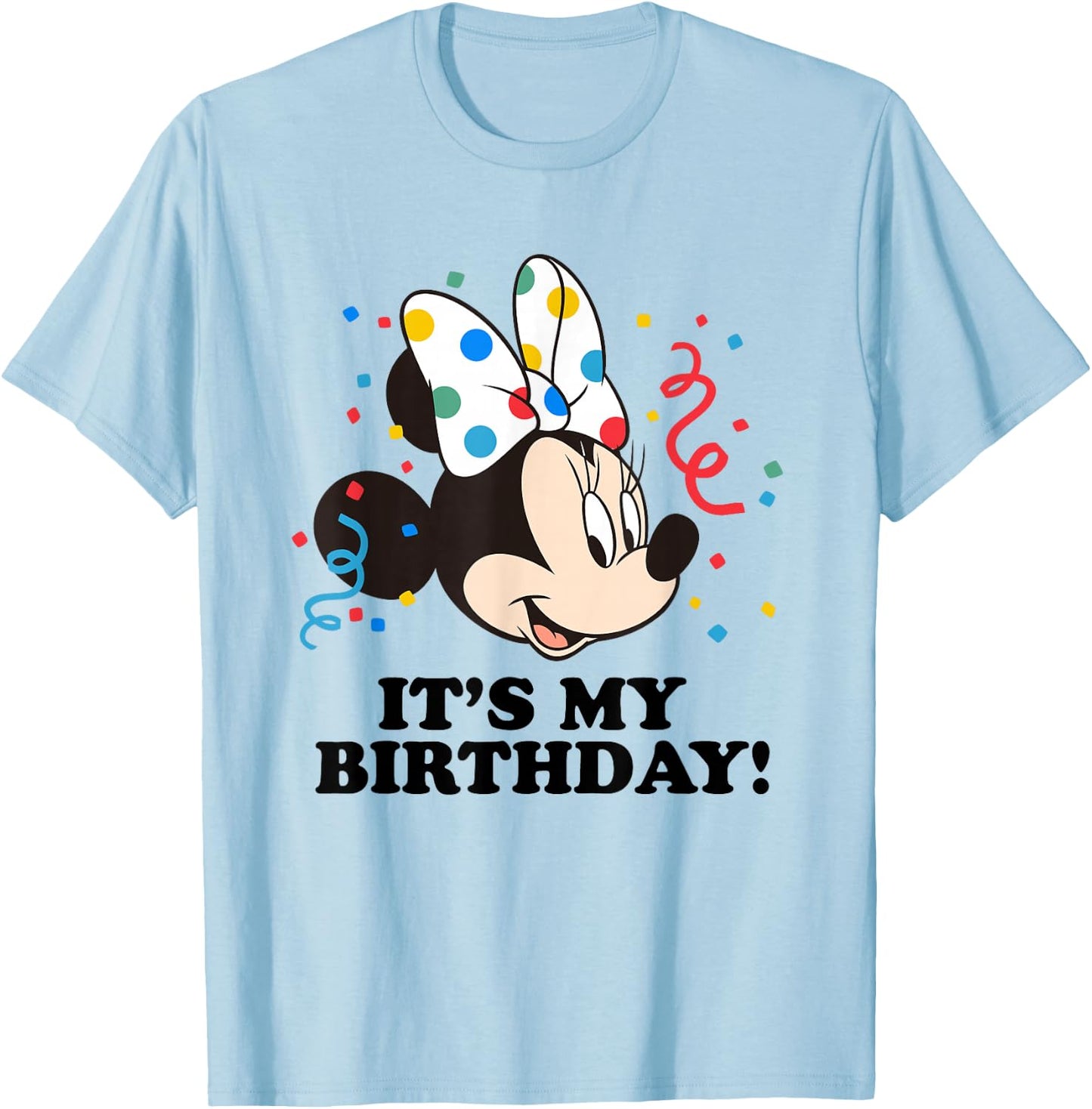 Disney Minnie Mouse It's My Birthday! T-Shirt - T-Shirt | Light Blue