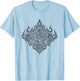 Sak Yant Muay Thai MMA Tattoo Twin Tiger Martial Art Boxing T-Shirt - T-Shirt | Light Blue
