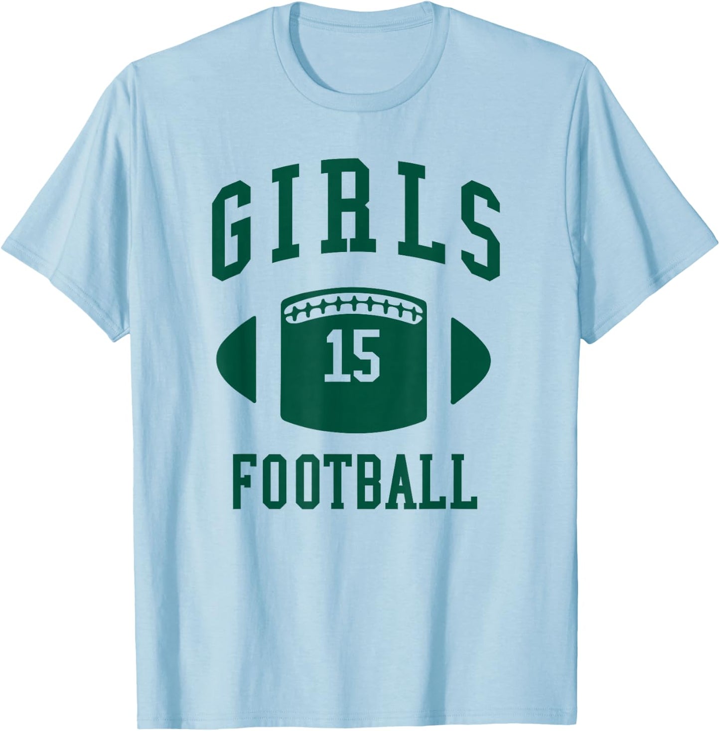 Rachel Green Girls Football T-Shirt - T-Shirt | Light Blue