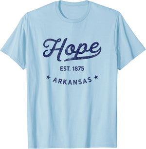 Hope Arkansas Cool Travel Souvenir Vintage Hope T-Shirt - T-Shirt | Light Blue