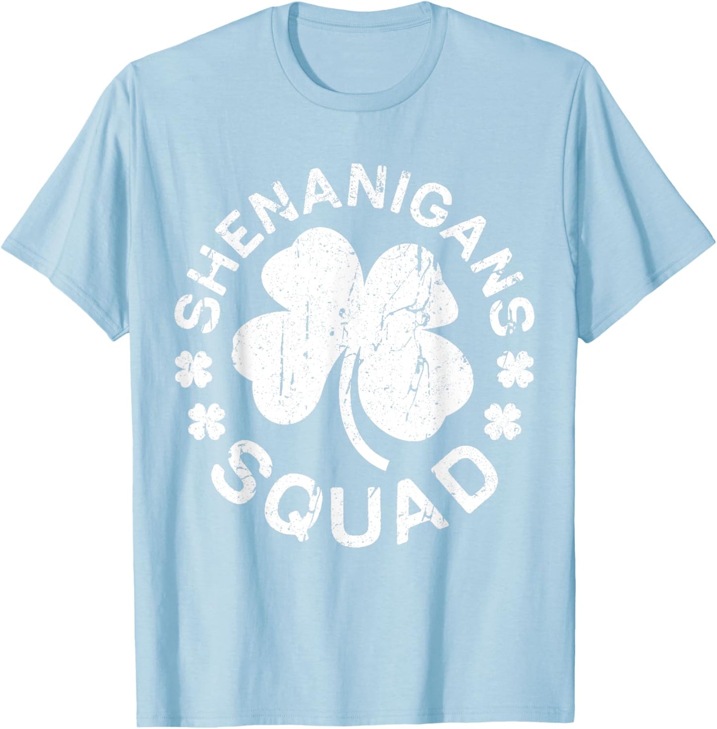 Shenanigans Squad Shirt Irish Men Women Kids St Patricks Day T-Shirt - T-Shirt | Light Blue