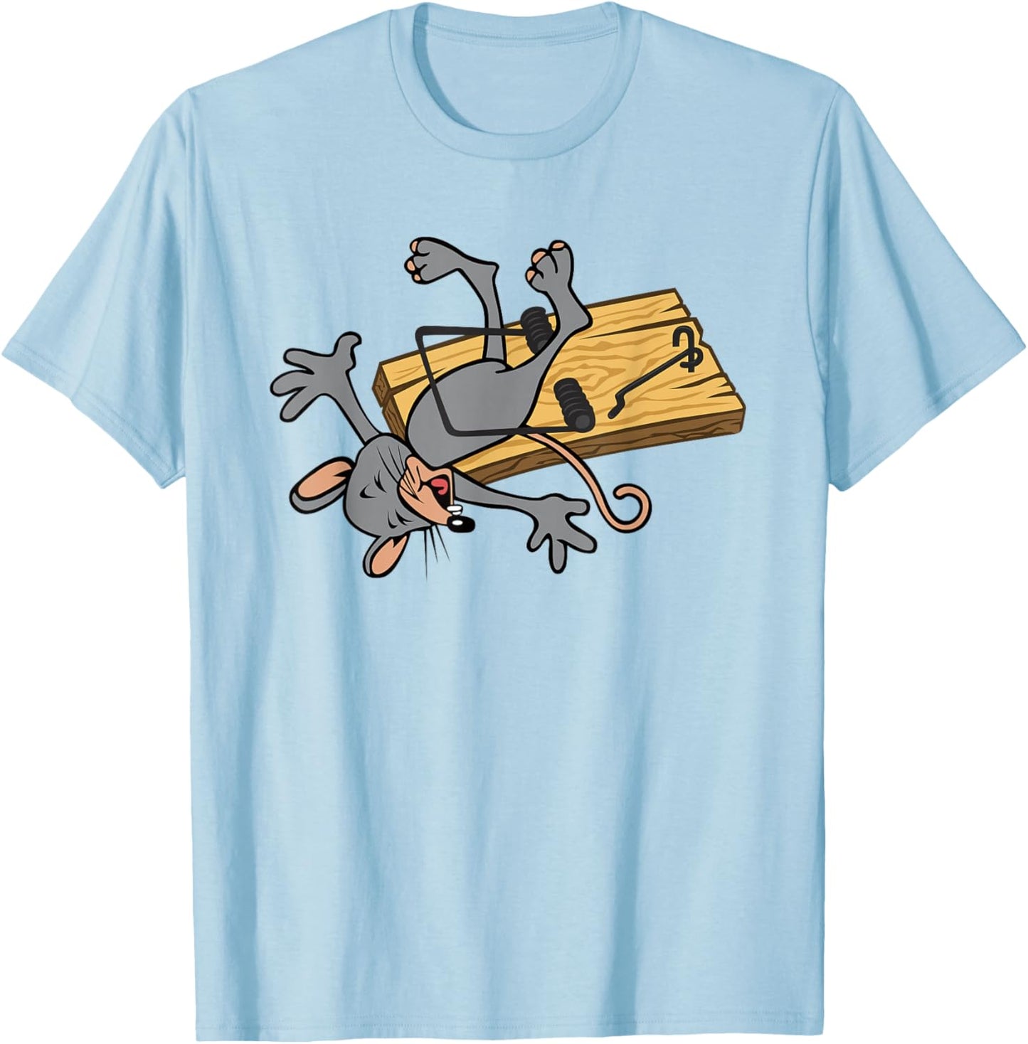 Funny Mouse Trap T-Shirt - T-Shirt | Light Blue