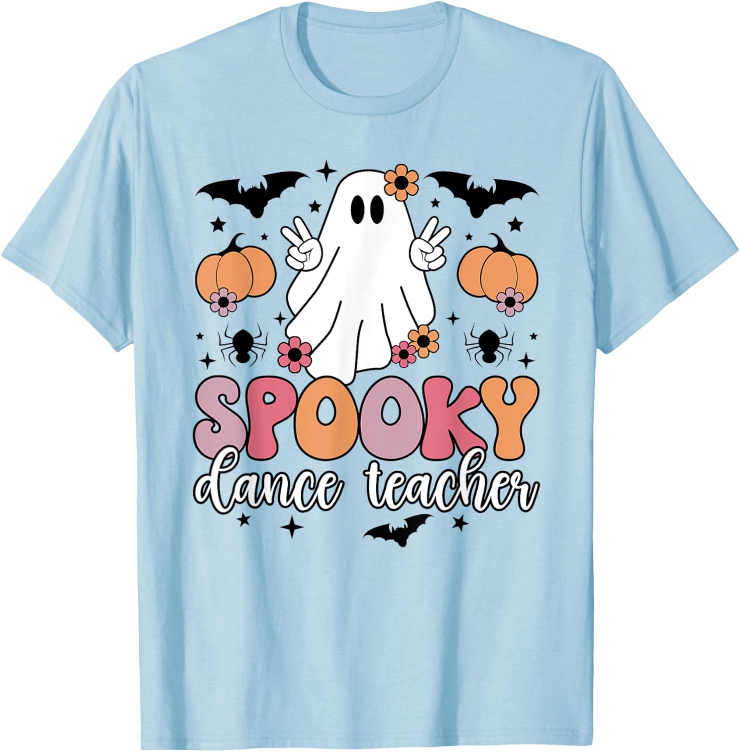 Spooky Dance Teacher Halloween Dance Instructor Men Women T-Shirt - T-Shirt | Light Blue