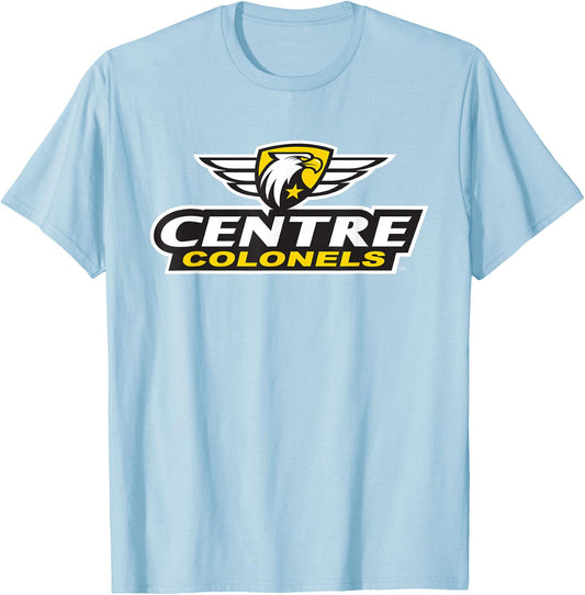 Centre College Colonels Insignia Logo T-Shirt - T-Shirt | Light Blue
