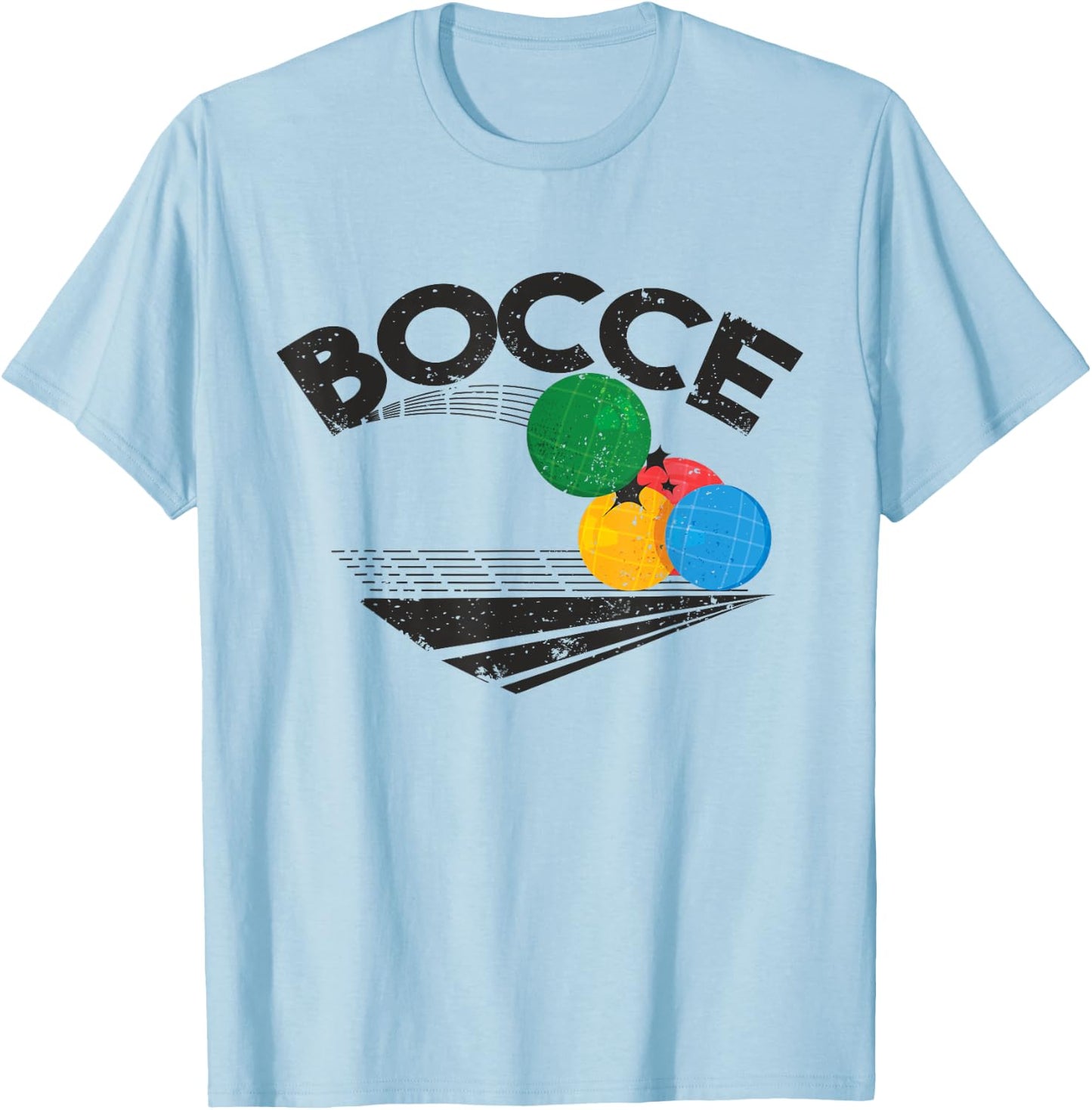 Bocce ball game design - Funny Bocce Player gift T-Shirt - T-Shirt | Light Blue