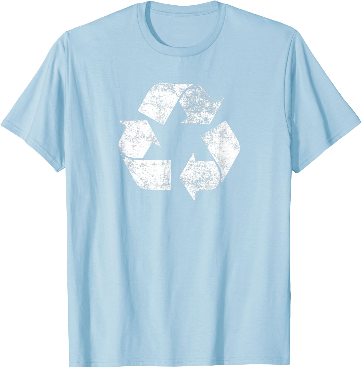 Recycle Logo T Shirt Earth Day Nature Planet Conservation T-Shirt - T-Shirt | Light Blue