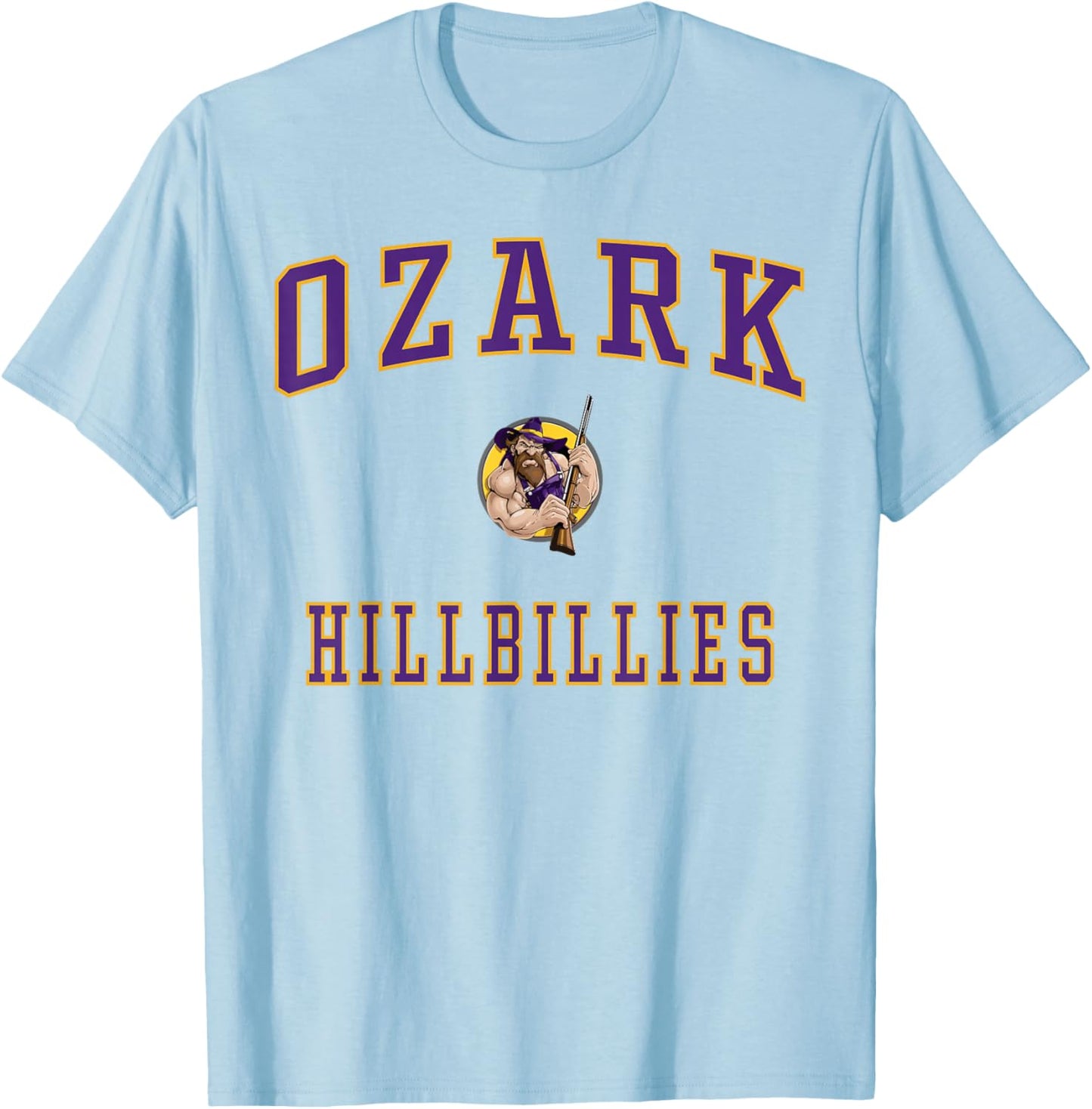 Ozark High School Hillbillies T-Shirt - T-Shirt | Light Blue