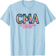 CMA Certified Medical Assistant Cute Nurse Gift T-Shirt - T-Shirt | Light Blue