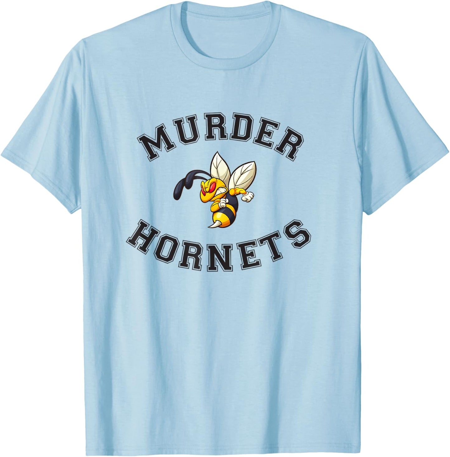 Murder Hornets Team T-Shirt - T-Shirt | Light Blue