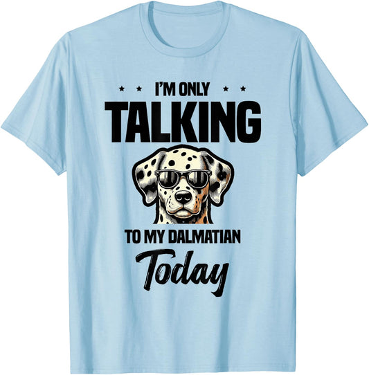 Dalmatian Dog Halloween Costume Funny Love Design T-Shirt - T-Shirt | Light Blue