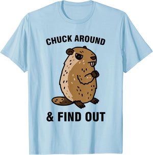 Chuck around and find out T-Shirt - T-Shirt | Light Blue