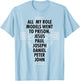 All My Role Models Went To Prison - Jesus T-Shirt - T-Shirt | Light Blue