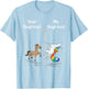 Your Boyfriend My Boyfriend Pole Dancing Unicorn T-Shirt - T-Shirt | Light Blue