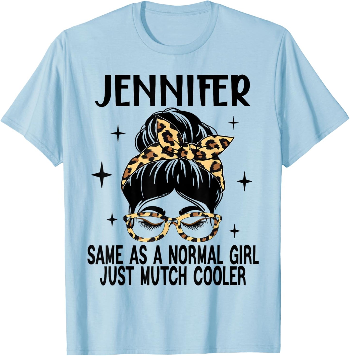 SwiftStyle Apparel JENNIFER Costume Cute Definition Personalized Name JENNIFER , Small, Grey T-Shirt - T-Shirt | Light Blue