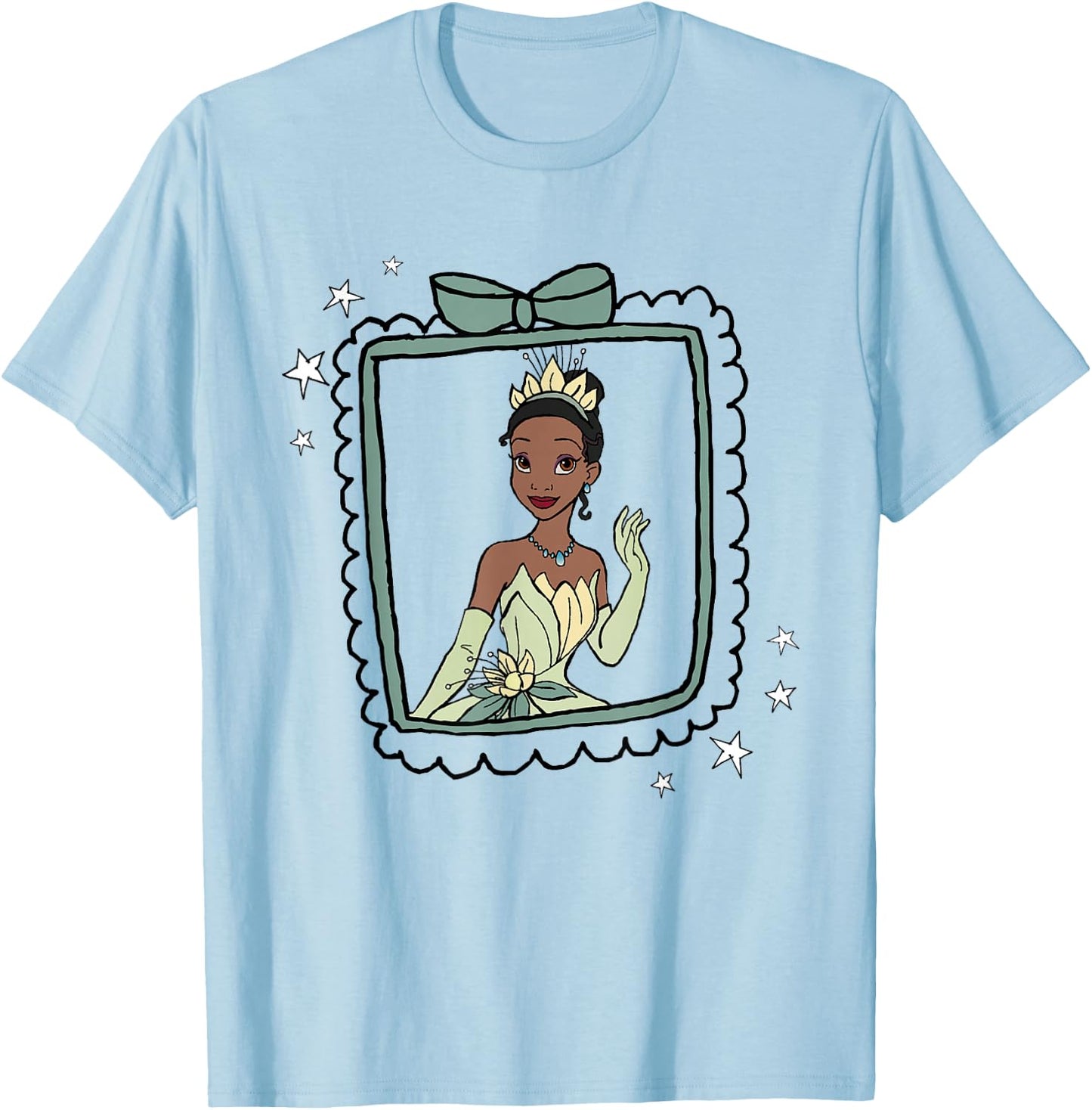 Disney The Princess and The Frog Tiana Portrait T-Shirt - T-Shirt | Light Blue