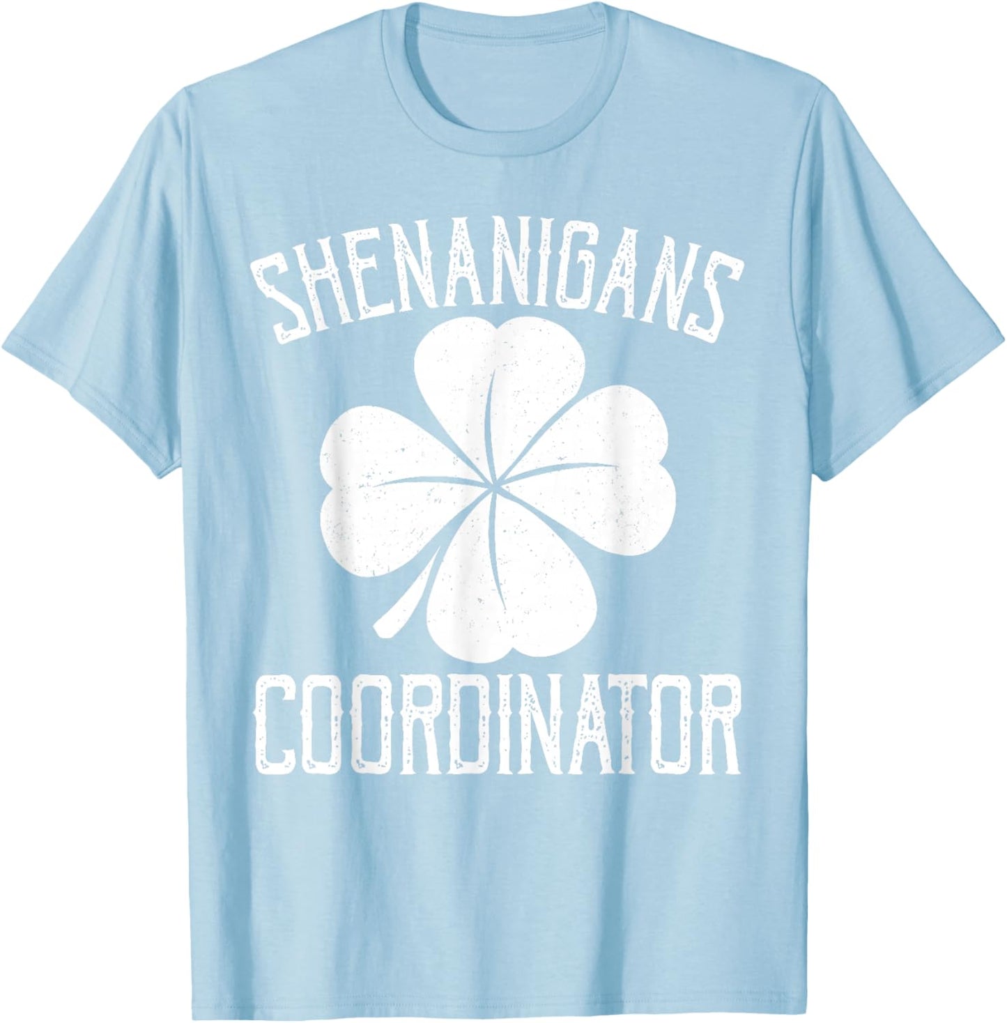 Shenanigans Squad Teacher Funny St Patrick's Day Men Women T-Shirt - T-Shirt | Light Blue