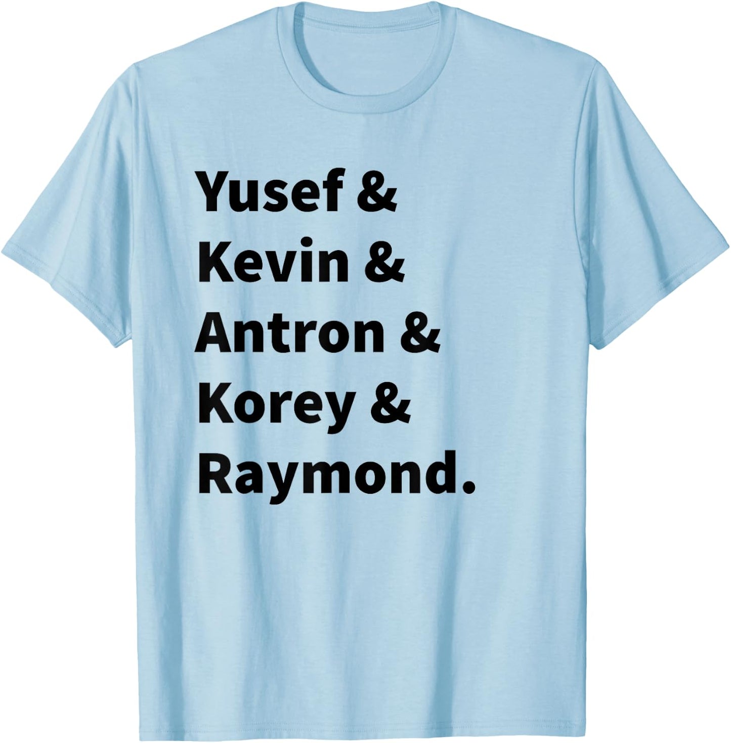 Central Park 5 Five | Exonerated 5 Five Shirt T-Shirt - T-Shirt | Light Blue