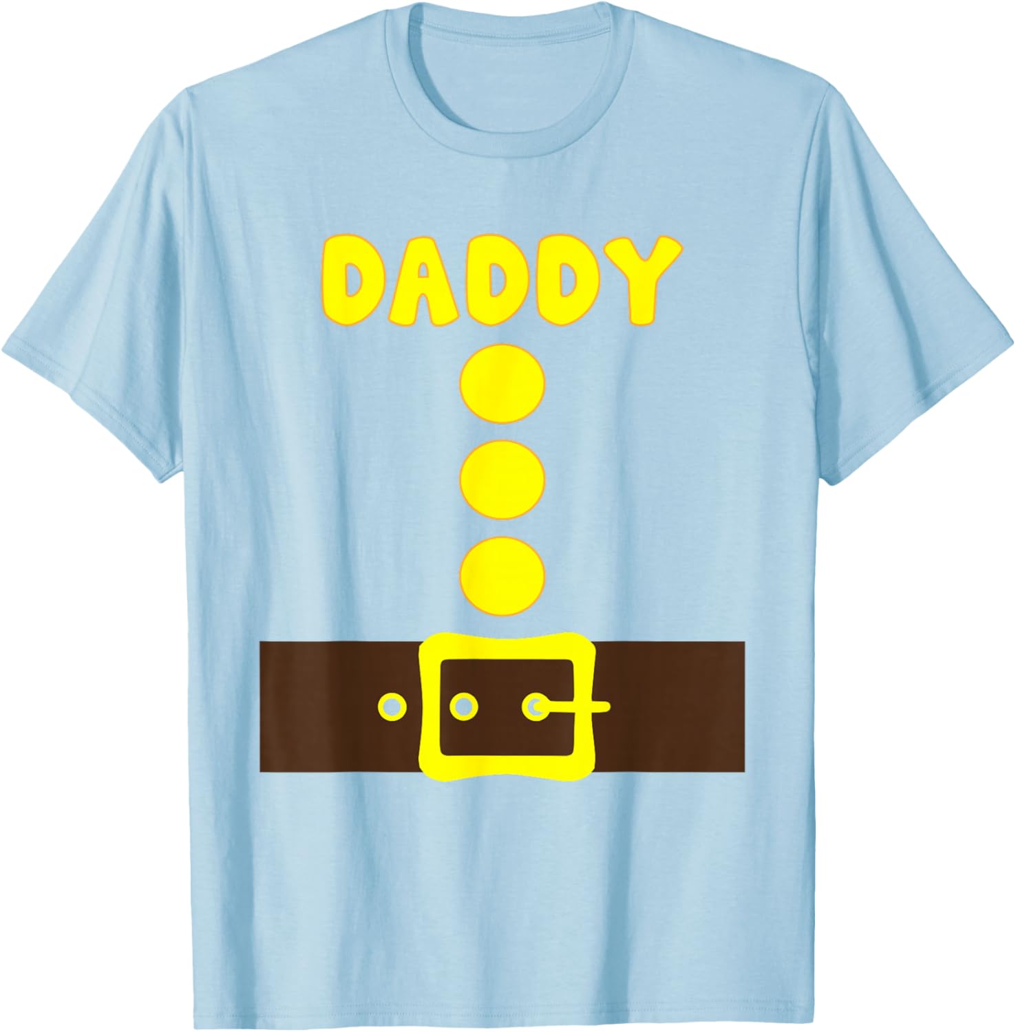 Daddy Dwarf Halloween Matching Group Color Costume Family T-Shirt - T-Shirt | Light Blue