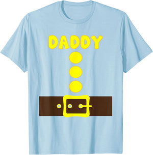 Daddy Dwarf Halloween Matching Group Color Costume Family T-Shirt - T-Shirt | Light Blue