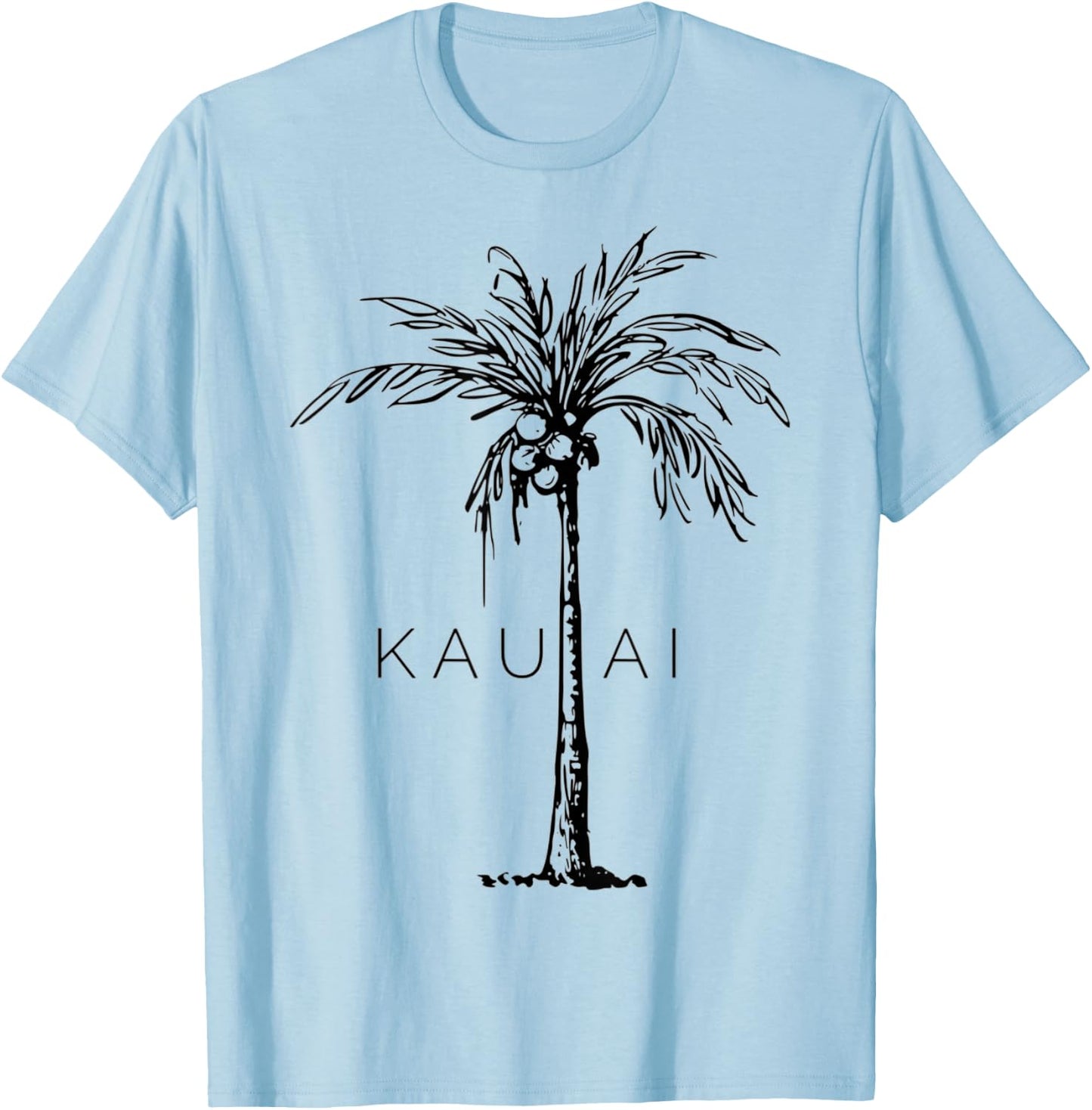 Kauai Hawaii Aloha from The Island. Feel The Aloha Spirit T-Shirt - T-Shirt | Light Blue