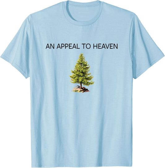 Appeal to Heaven Pine Tree Flag Shirt T-Shirt - T-Shirt | Light Blue