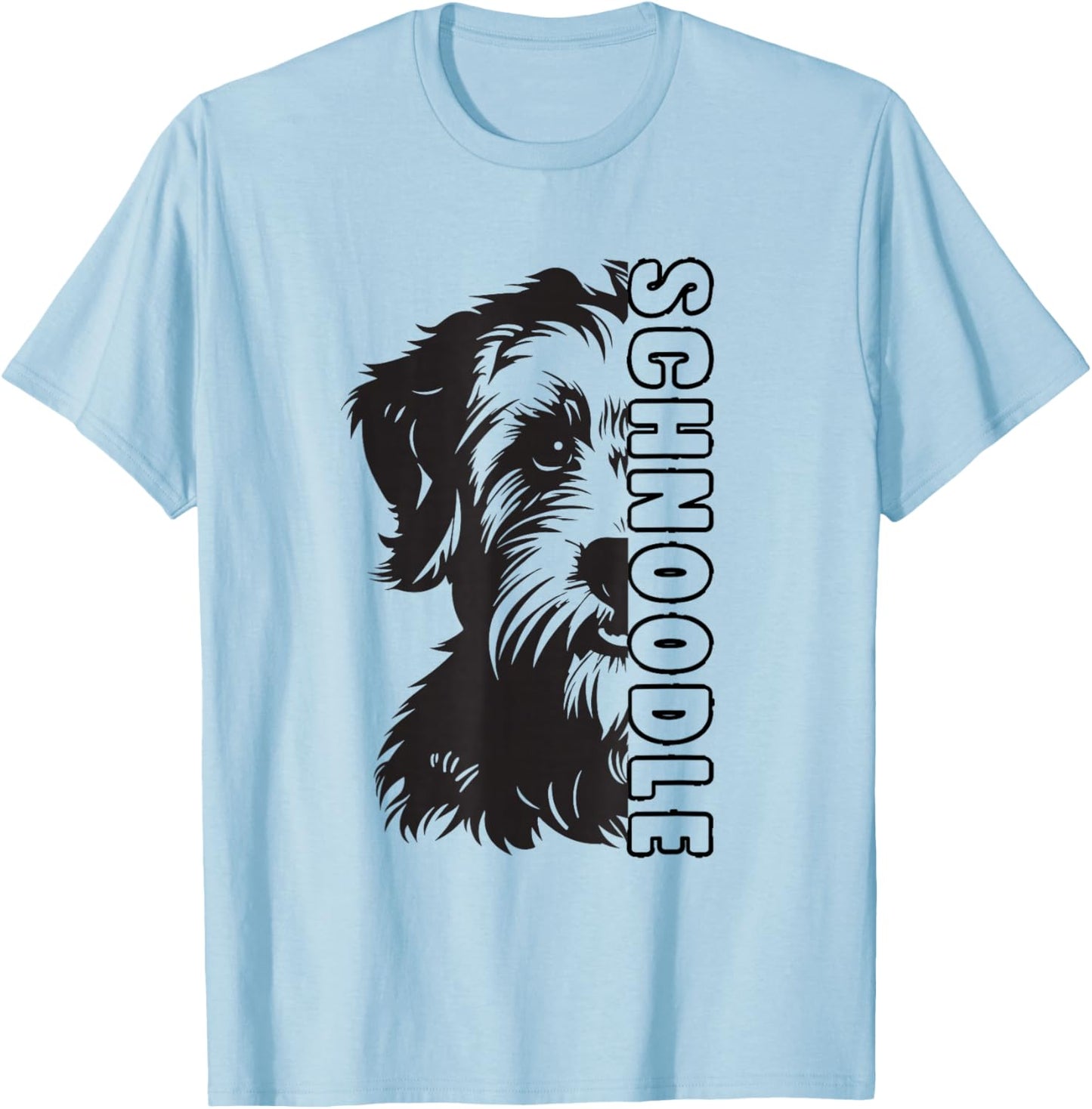 Schnoodle Dog T-Shirt - T-Shirt | Light Blue
