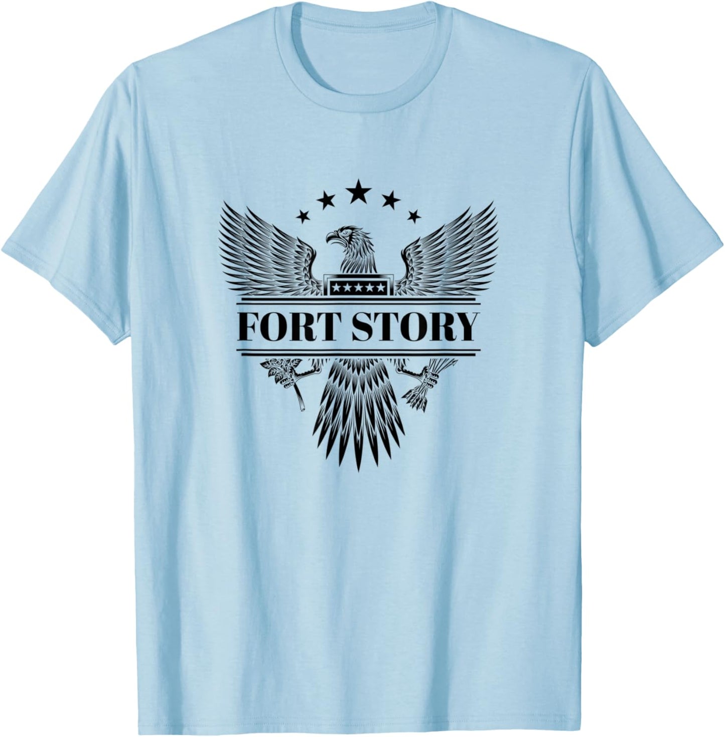 Fort Story Military Base T-Shirt - T-Shirt | Light Blue