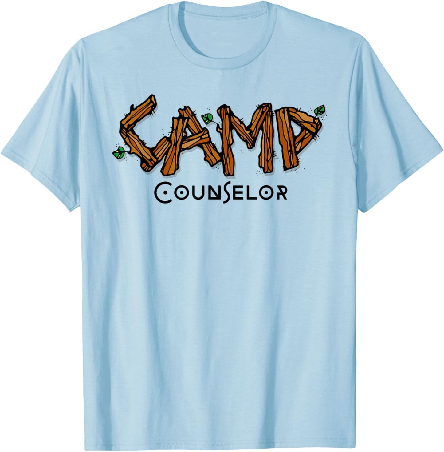 Camp Counselor - Matching Staff or Group Team Leader T-Shirt - T-Shirt | Light Blue