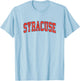Syracuse New York NY Vintage Athletic Sports T-Shirt - T-Shirt | Light Blue