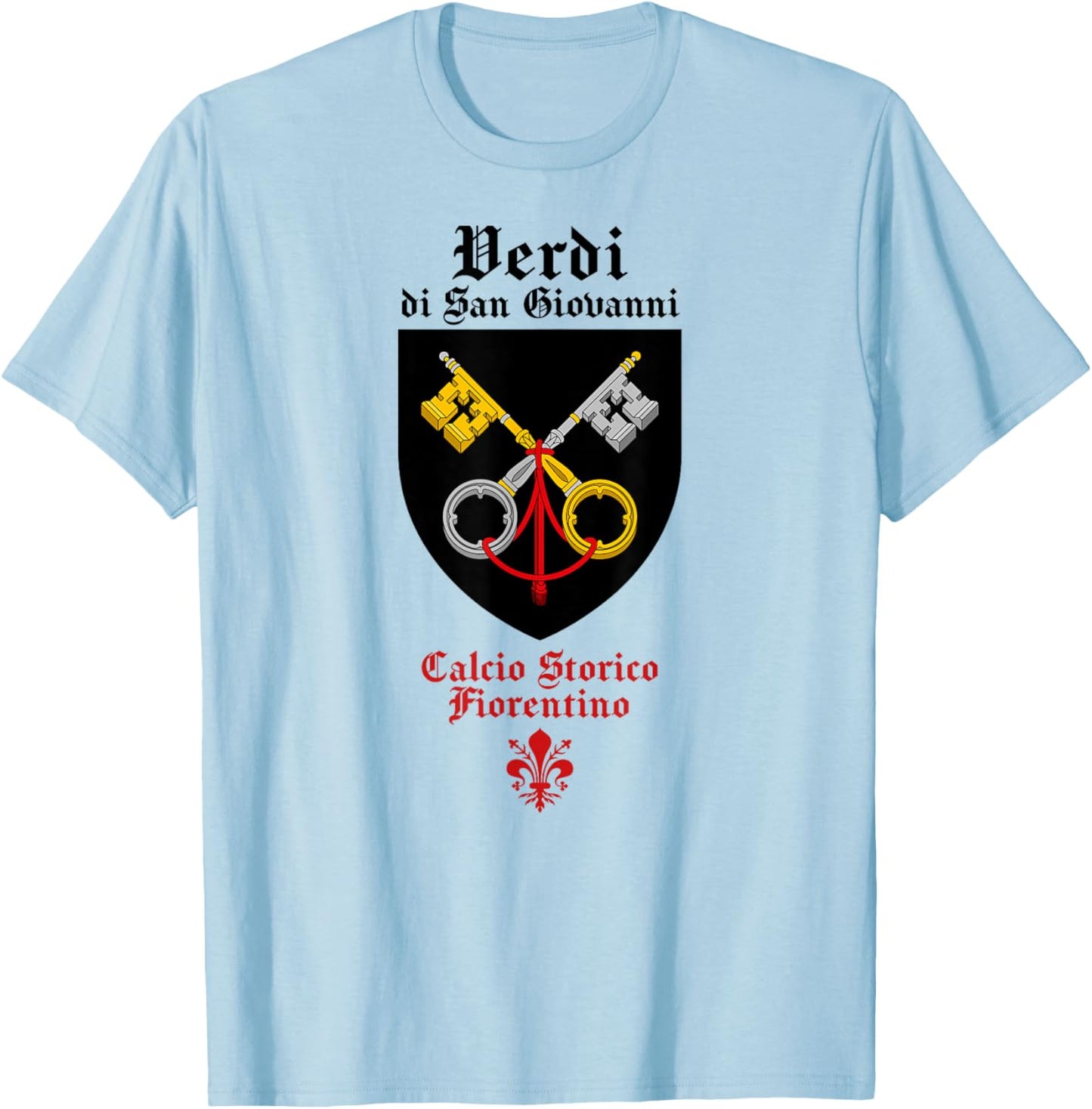 Florentine football fútbol Calcio storico fiorentino Verdi T-Shirt - T-Shirt | Light Blue