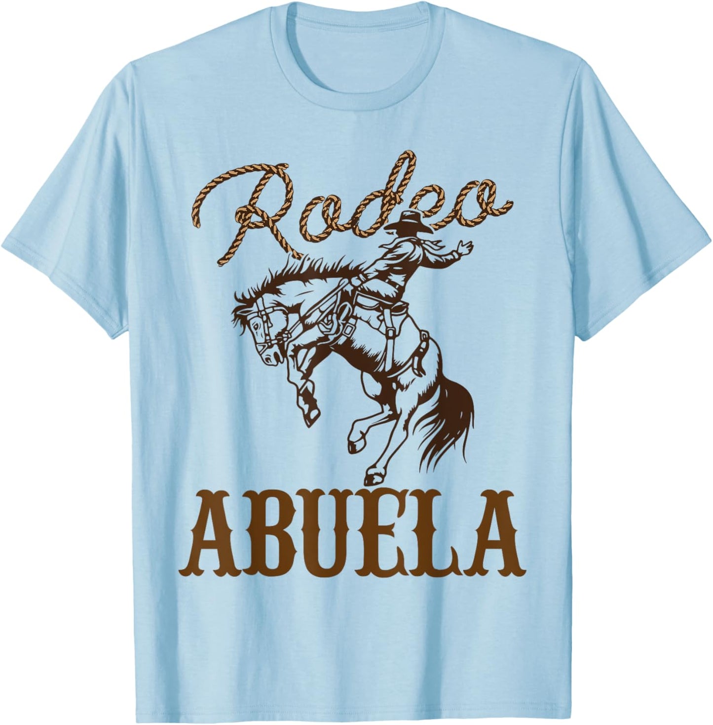 Abuela Birthday Cowboy Cowgirl Western Rodeo Grandma Party T-Shirt - T-Shirt | Light Blue