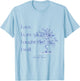Charlotte Mason Home School Blue Toile Tree Design T-Shirt - T-Shirt | Light Blue
