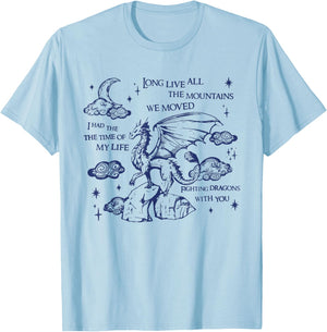 I Had The Time Of My Life Fighting Dragons With You Vintage T-Shirt - T-Shirt | Light Blue