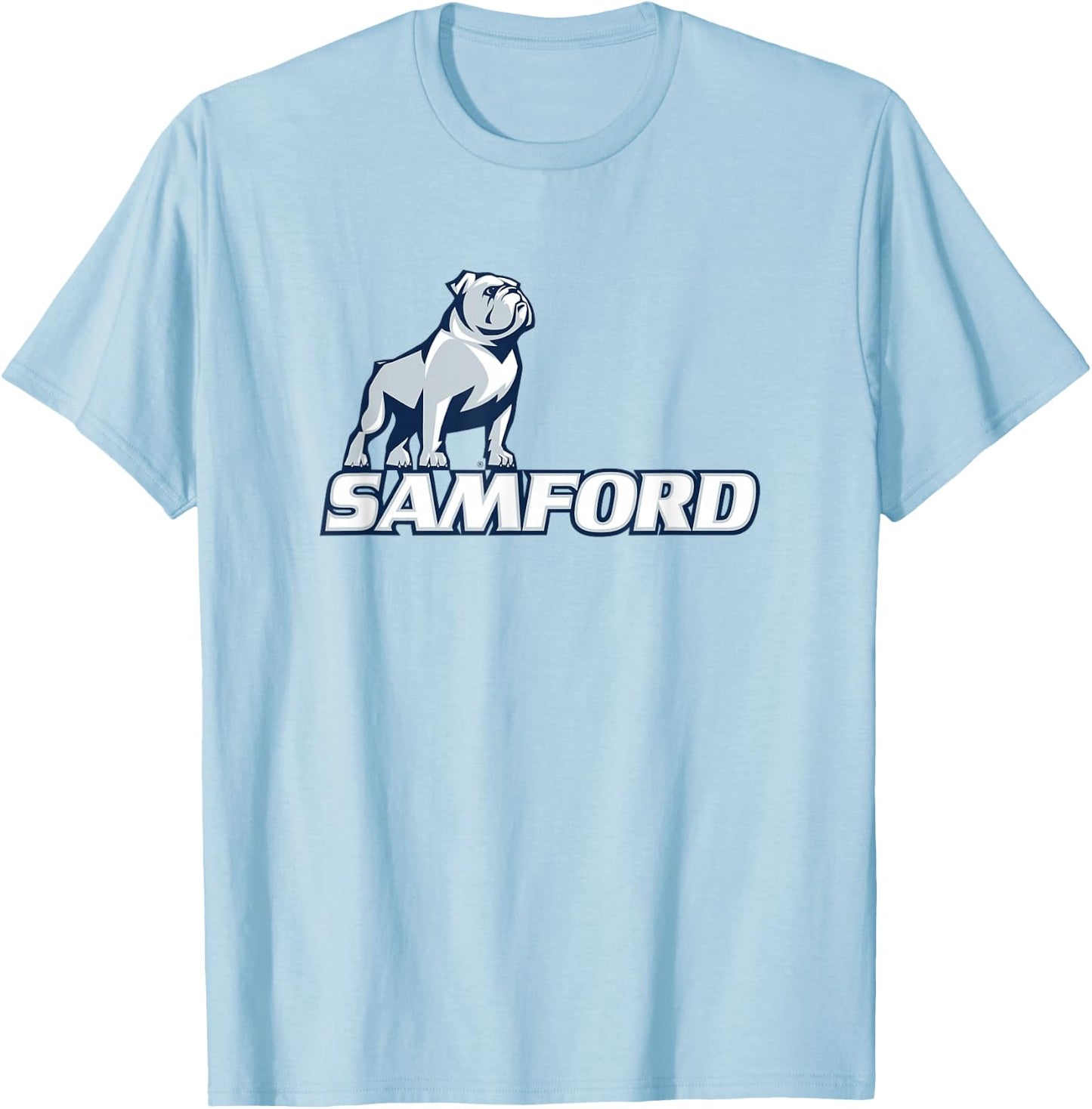 Samford Bulldogs | Official NCAA University Merch | PPSAM01 T-Shirt - T-Shirt | Light Blue